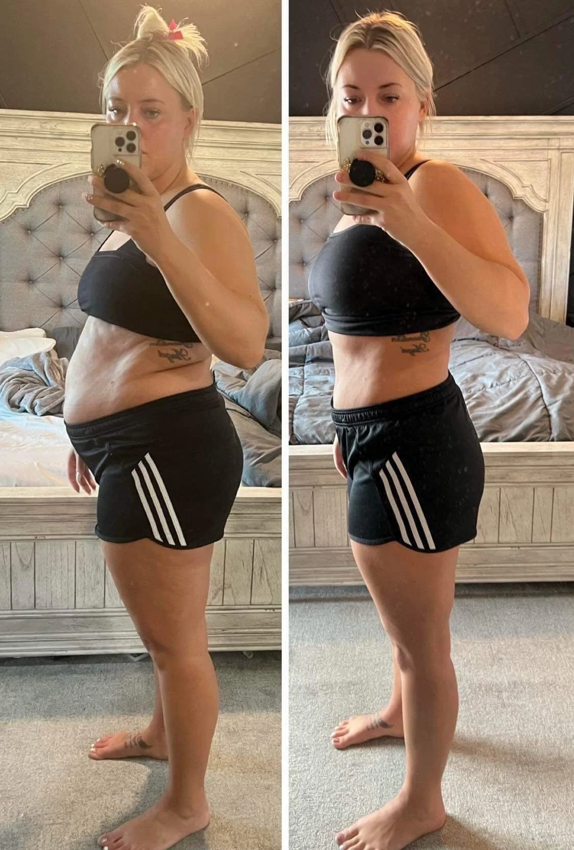 Before and after body
